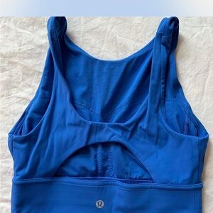 lululemon athletica Blue Sports Bra High Line